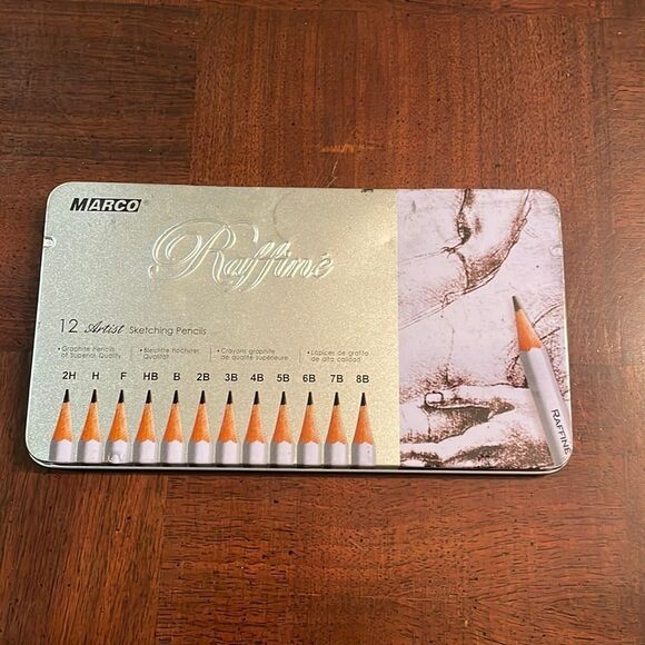 Marco Raffine 12 Artist Sketching Pencils - Picture 1 of 5